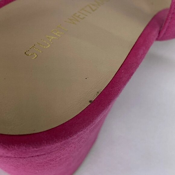 Stuart Weitzman Women’s Dancer 75 Block Heel Sandals – Peonia Pink – Size 8.5 - Picture 5 of 10